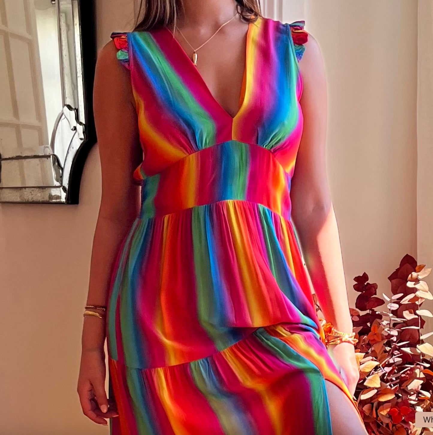 Robe longue Marine